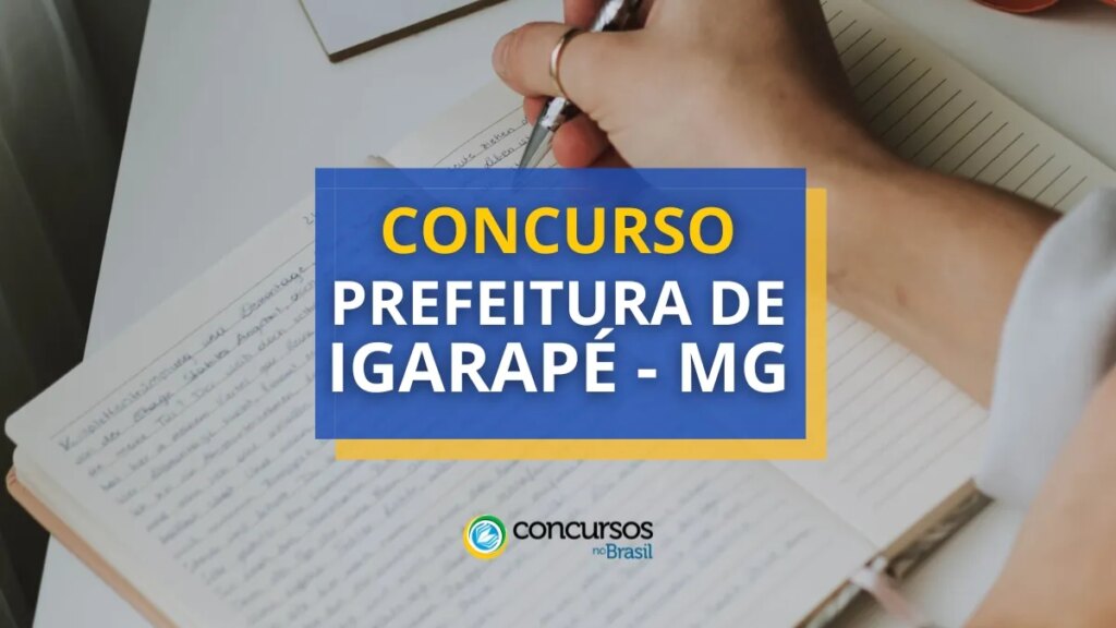 Concurso Prefeitura de Igarapé - MG: vencimentos de até R$