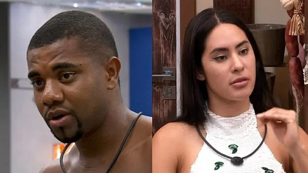 Davi bate-boca com Isabelle na véspera da final do BBB