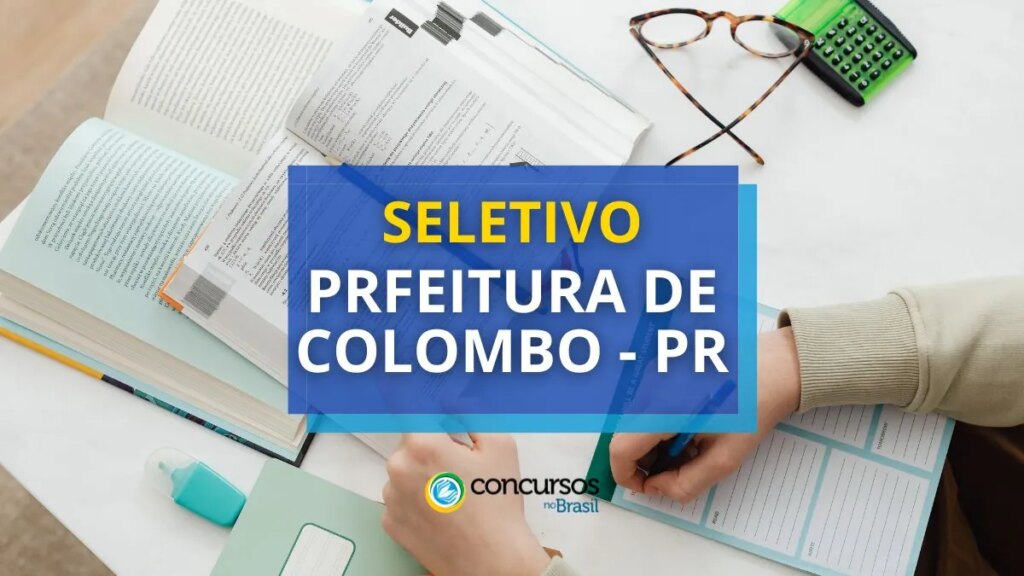 Prefeitura de Colombo - PR libera processo seletivo; 59 vagas