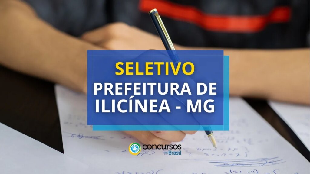 Prefeitura de Ilicínea - MG abre vagas de nível médio