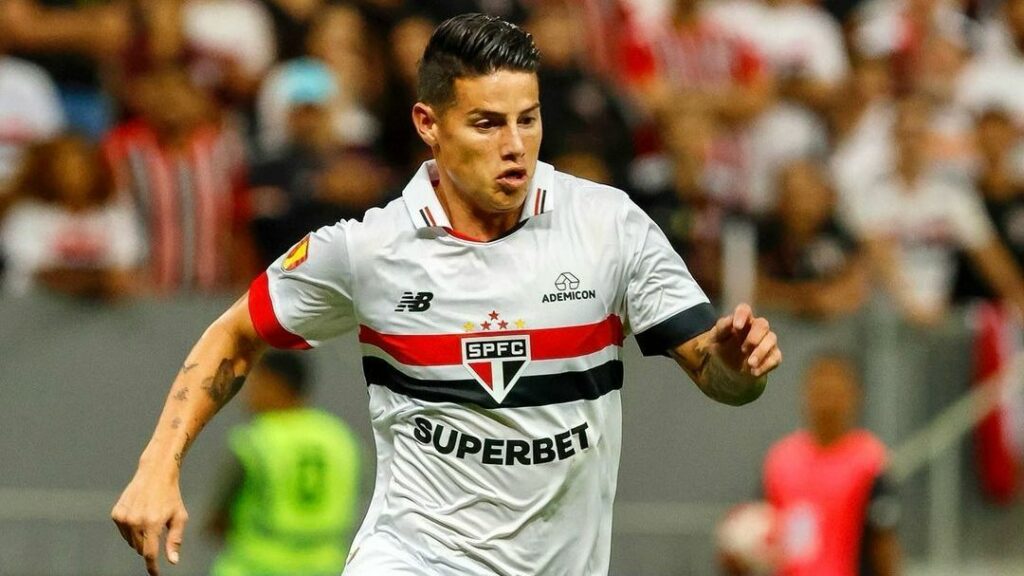 Zubeldía fala sobre situação de James Rodríguez no São Paulo;