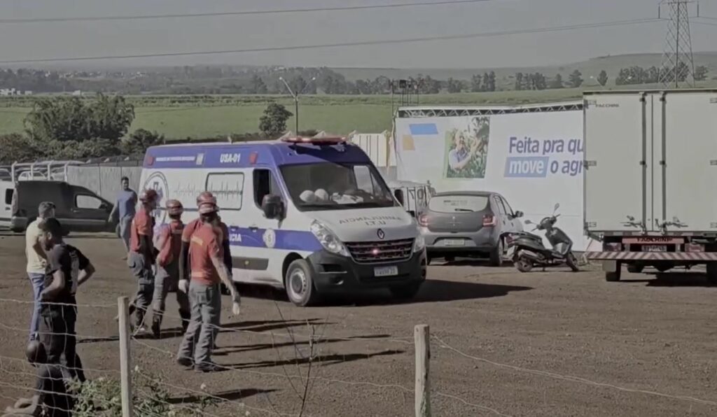 Agrishow: desabamento de tenda deixa dois feridos