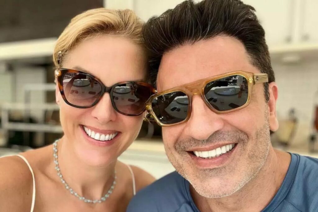 Ana Hickmann surge apaixonada por Edu Guedes em dia especial