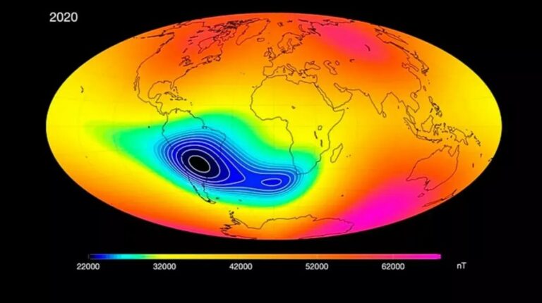 Anomalia magnética no Brasil segue crescendo, diz relatório do governo