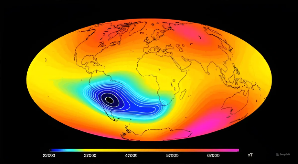 Anomalia magnética sobre o Brasil cresce e preocupa a NASA