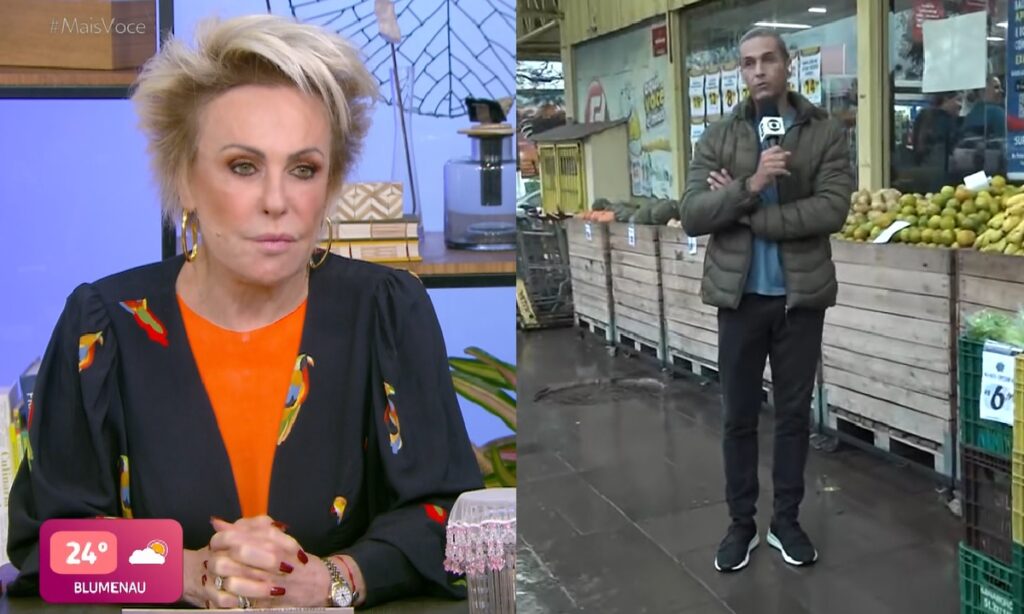 Ao vivo, Ana Maria Braga descobre preço de alface, tomate