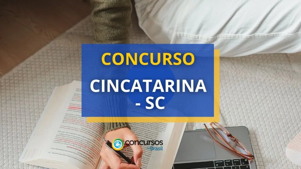 Concurso CINCATARINA - SC oferece salário de até R$ 8,5