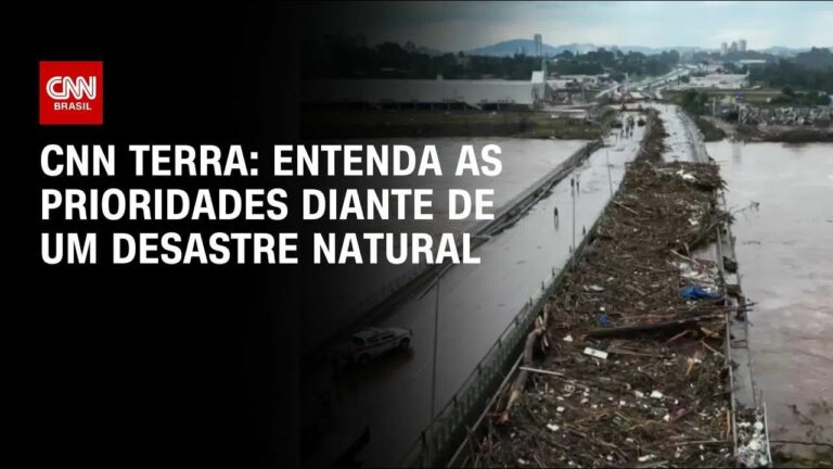 Entenda as prioridades diante de um desastre natural como as