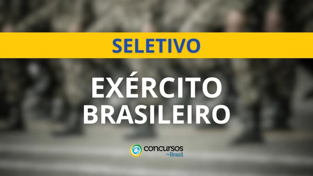 Exército Brasileiro lança edital de seletivo para 1ª Região Militar