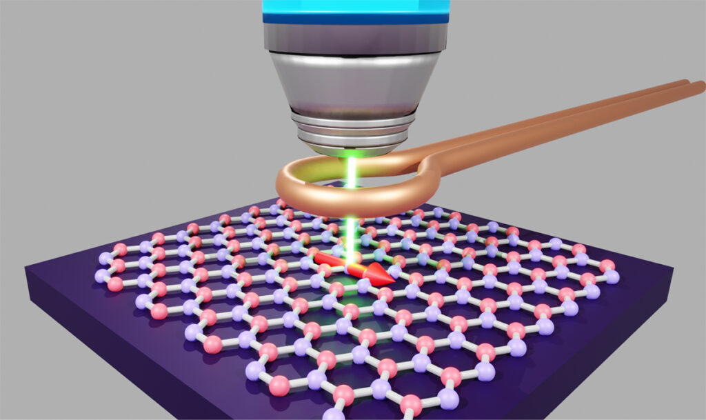 Físicos demonstram armazenamento quântico de temperatura ambiente em material 2D