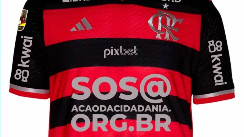 Flamengo terá PIX em camisa para ajuda às vítimas no