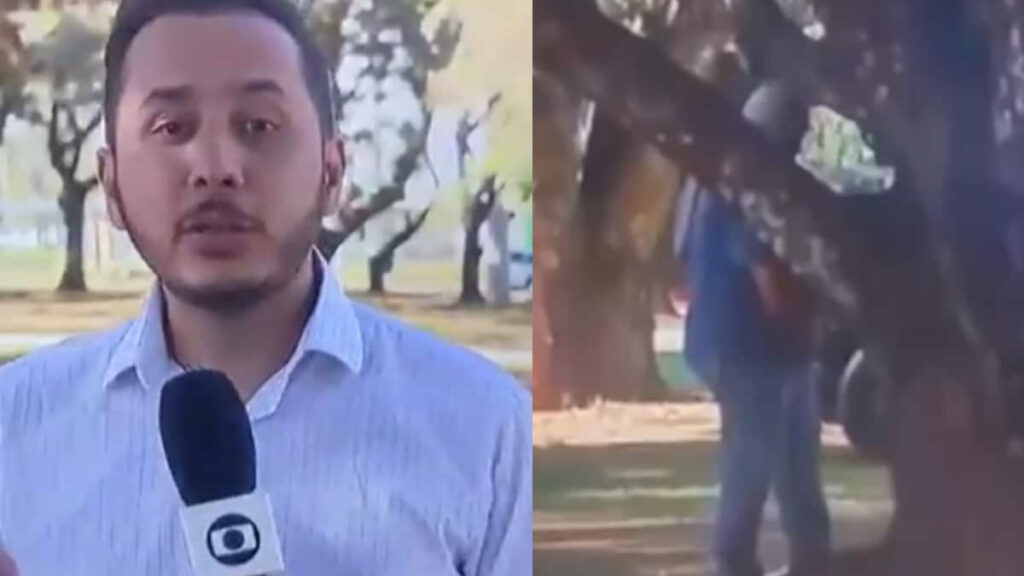 Homem tem momento íntimo exposto ao vivo na Globo e