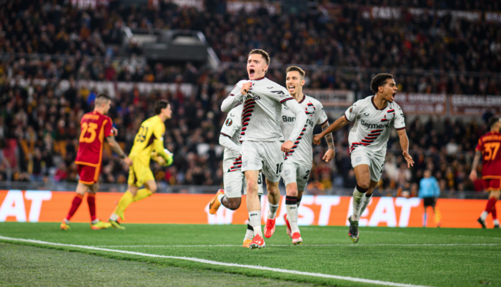 Invicto há 47 jogos, Bayer Leverkusen vence Roma na semifinal