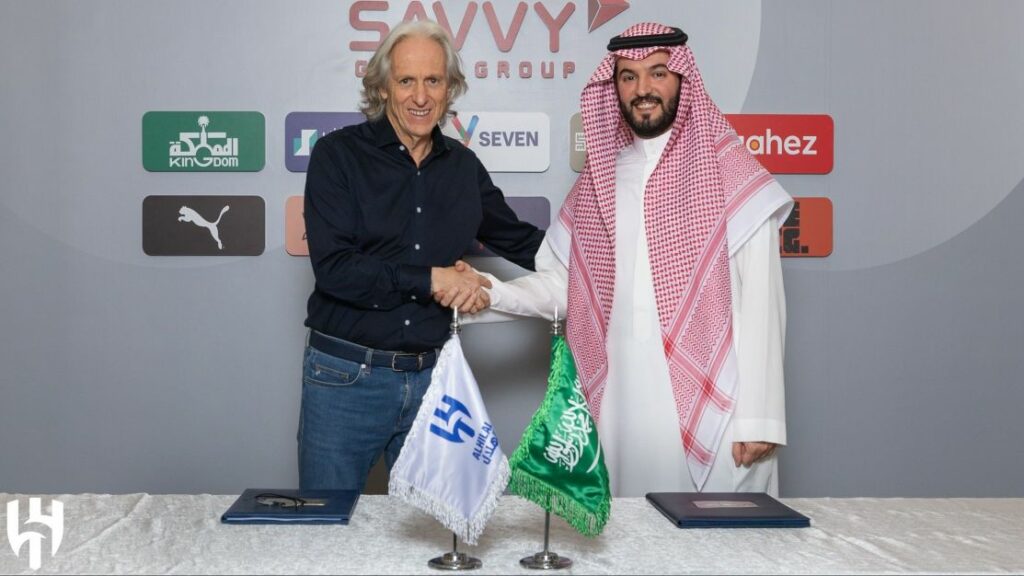 Jorge Jesus renova com o Al-Hilal por mais uma temporada