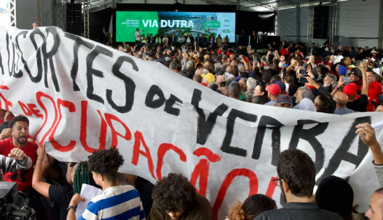 Lula volta enfrentar protesto de grevistas: ‘que maravilha garantir o