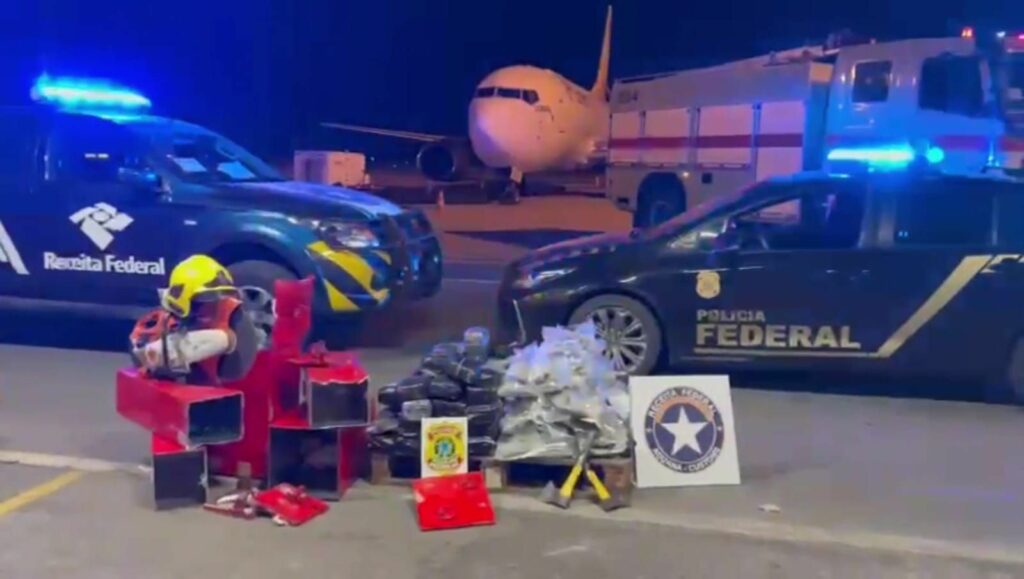 Polícia apreende mais de 150 kg de haxixe no aeroporto