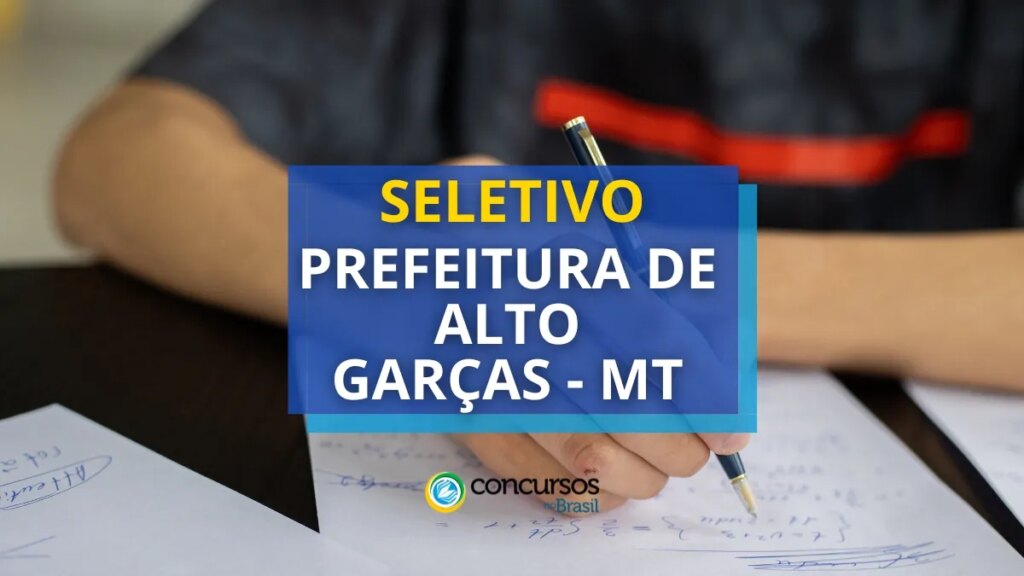 Prefeitura de Alto Garças - MT oferece até R$ 7