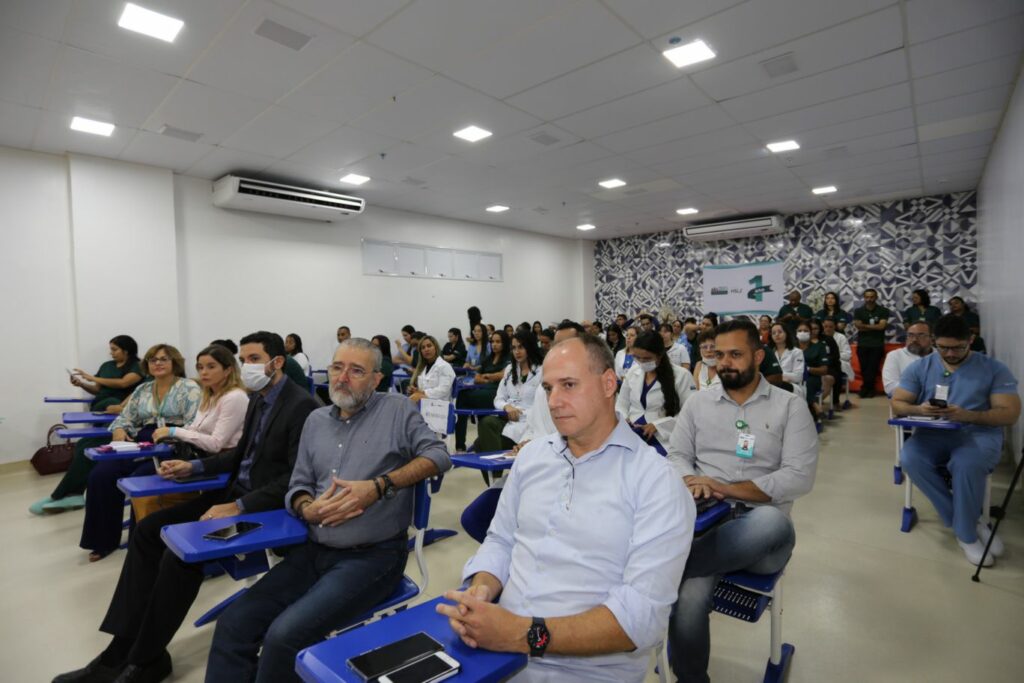 Profissionais de saúde do Hospital do Servidor Estadual na campanha