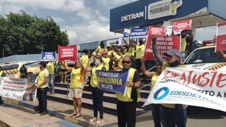 Servidores do Detran cobram melhorias em ato nesta segunda (27)