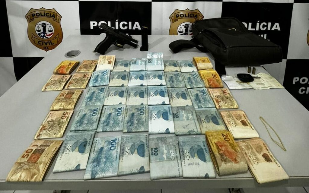 Três são presos em flagrante por crime de saidinha bancária