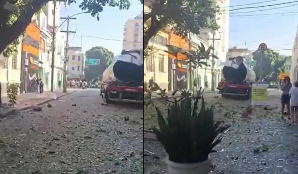 Caminhão-tanque explode no bairro de Vila Isabel (RJ); veja vídeo