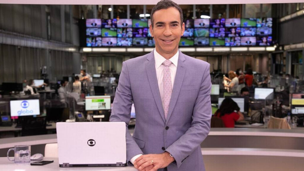 Cesar Tralli faz revelação sobre intimidade nos bastidores da Globo