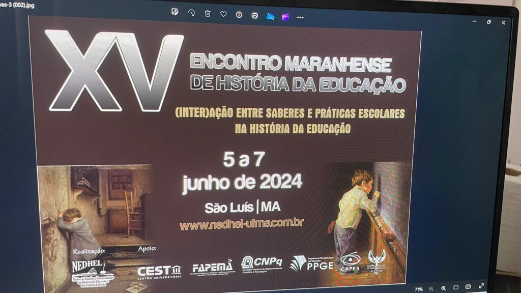 Cest apoia Encontro Maranhense de História da Educação e IV