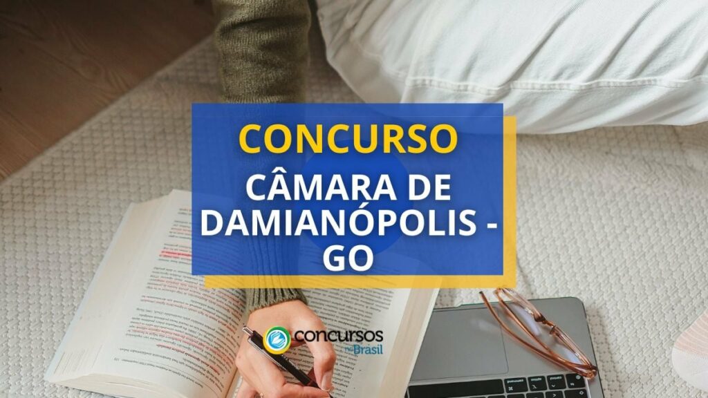 Concurso Câmara de Damianópolis - GO: até R$ 12.128/mês