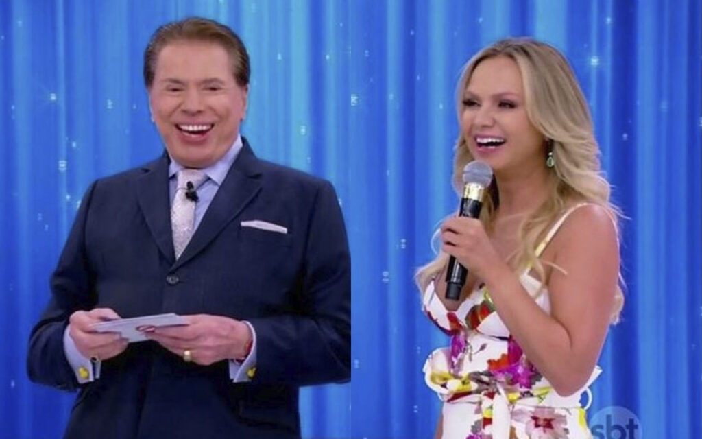 Eliana sofre com a ausência de Silvio Santos em sua