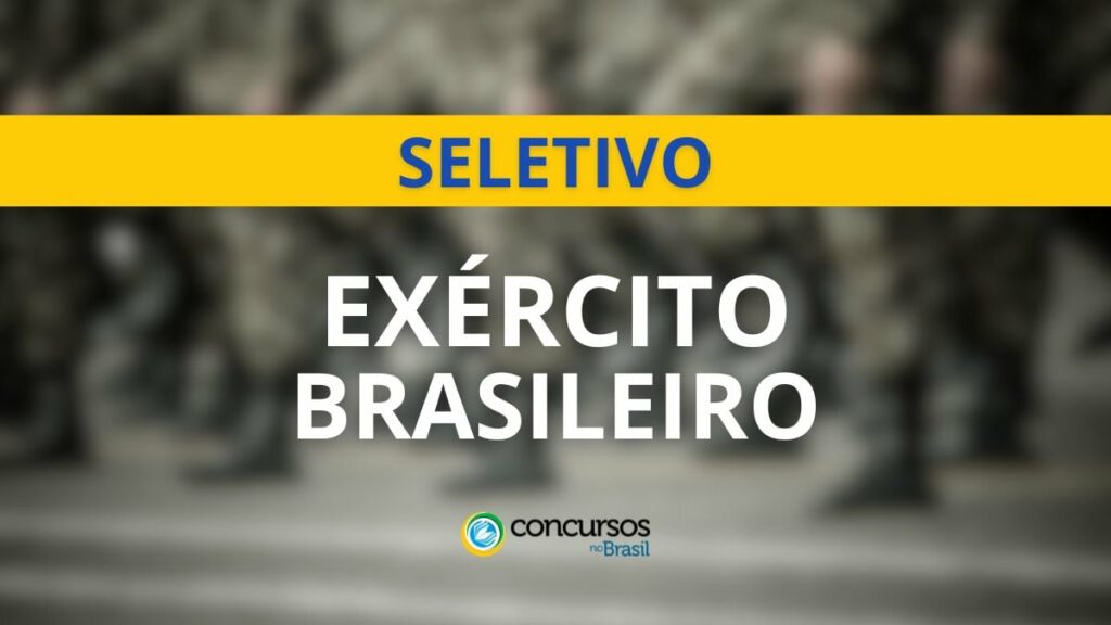 Exército 5ª Região lança editais de seletivo; até R$ 9