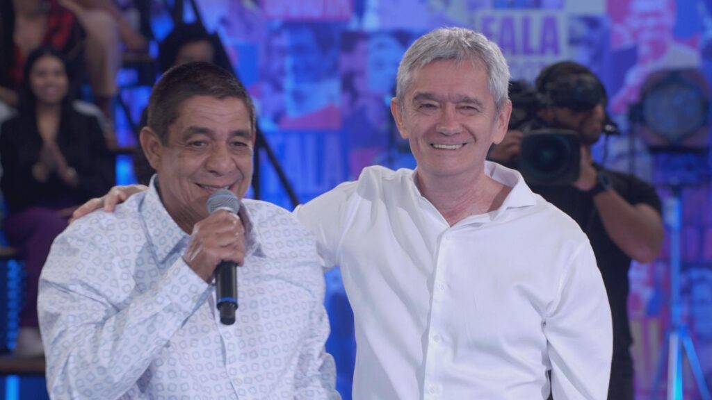 Globo grava Altas horas no estádio do Corinthians para festejar