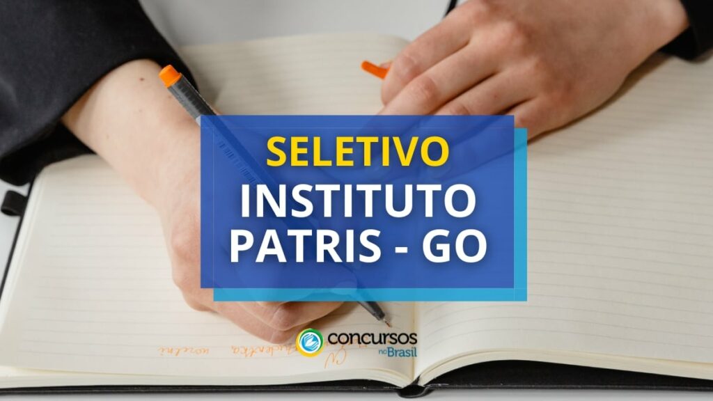 Instituto Patris - GO lança novo seletivo para Luziânia