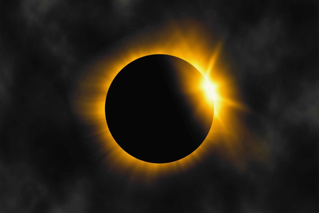 Objetos misteriosos foram capturados por Youtuber durante o eclipse