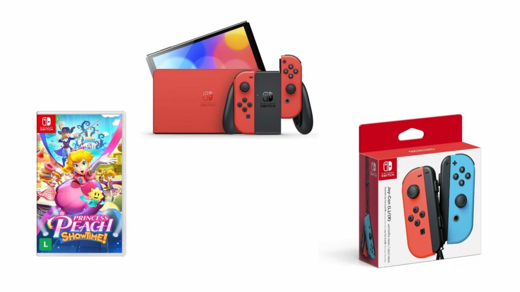 Ofertas do dia: games, consoles e acessórios Nintendo Switch com