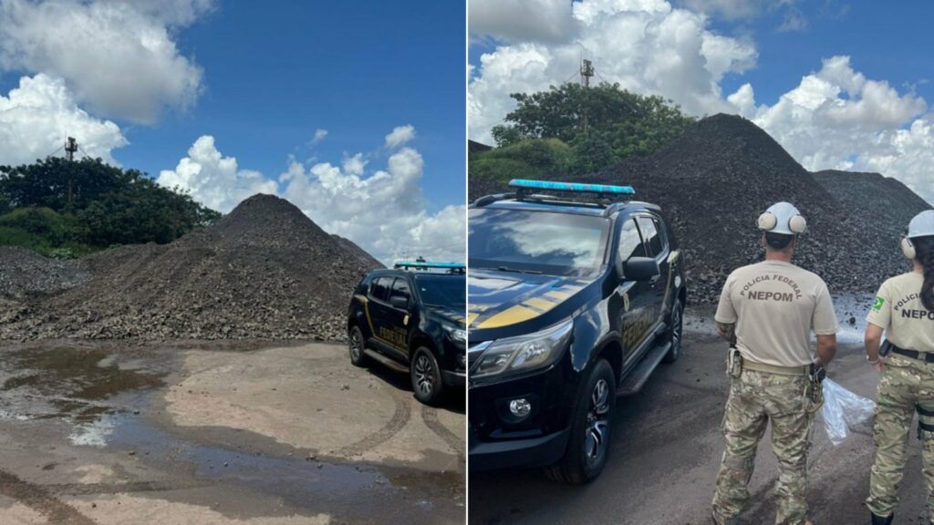 PF apreende 23 mil toneladas de minério ilegal no Maranhão