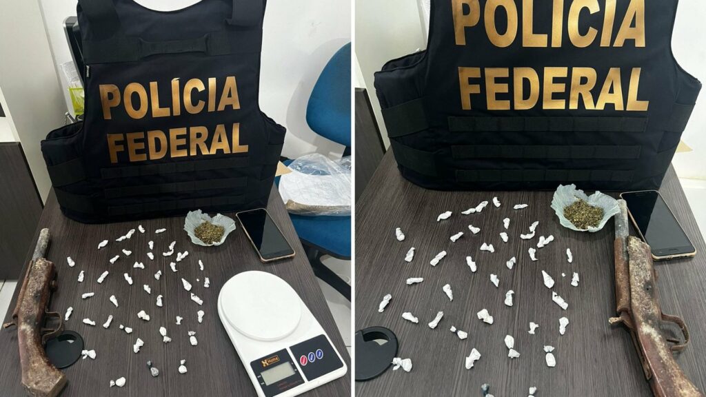 PF prende suspeito de tráfico de drogas em Barra do