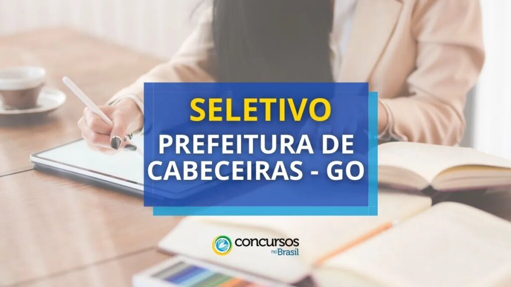 Prefeitura de Cabeceiras - GO: 6 funções ofertadas em seletivo