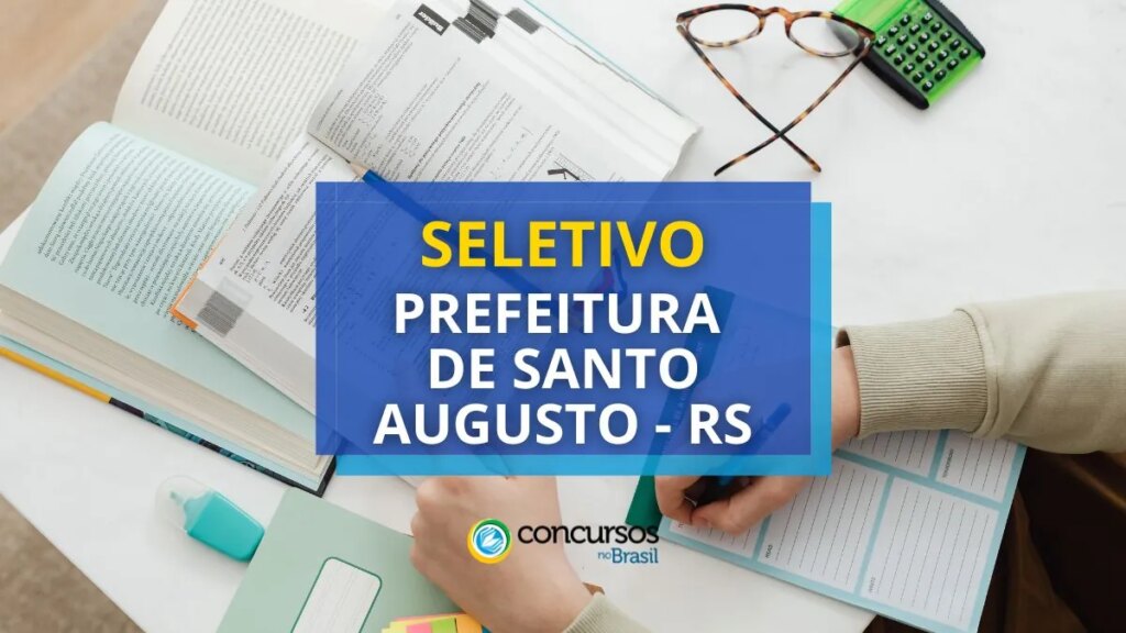 Prefeitura de Santo Augusto - RS: até R$ 22.564,80 mensais