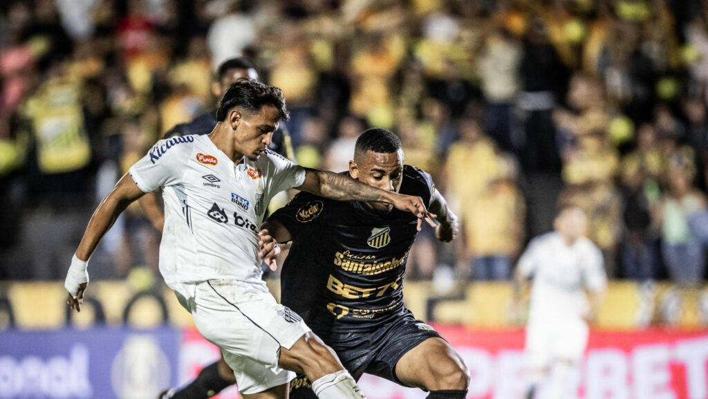 Santos joga mal e perde para o Novorizontino na Série