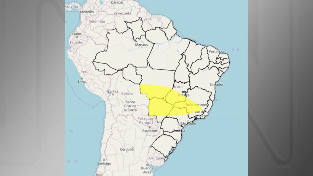 Sudeste e Centro-Oeste têm alerta para baixa umidade relativa do