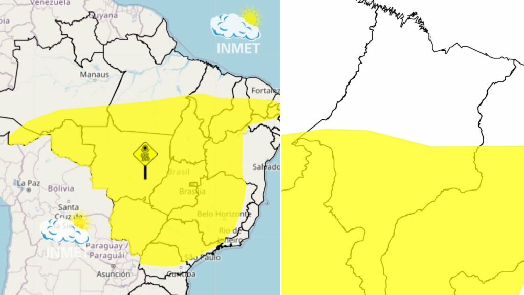 67 cidades do MA em alerta amarelo nesta quarta (24)