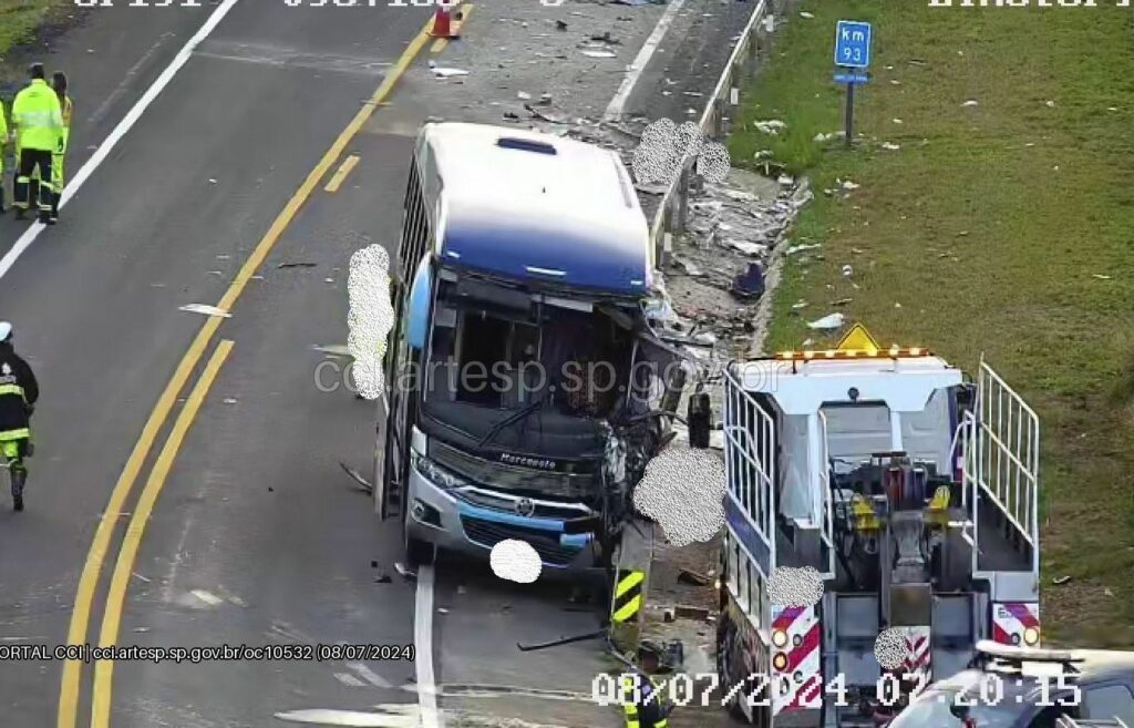 Acidente entre ônibus e micro-ônibus deixa quatro mortos no interior