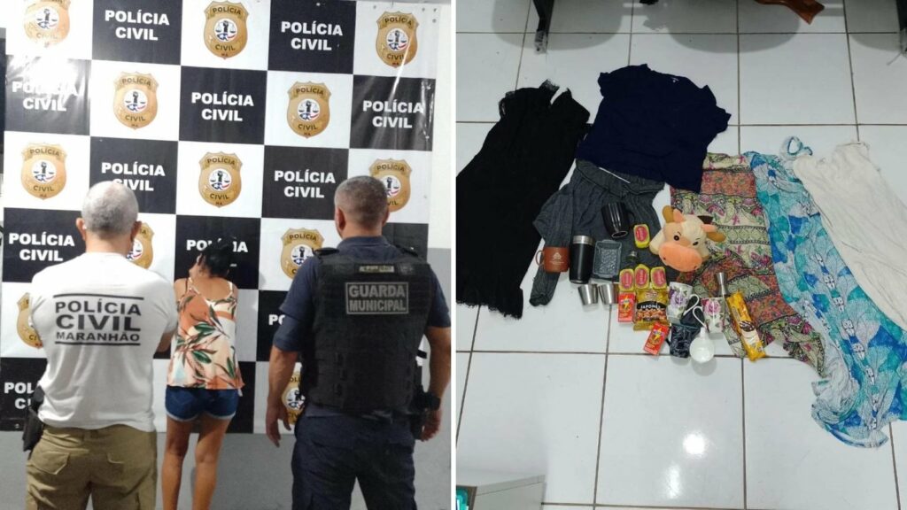 Babá é presa suspeita de furtar objetos de residência onde