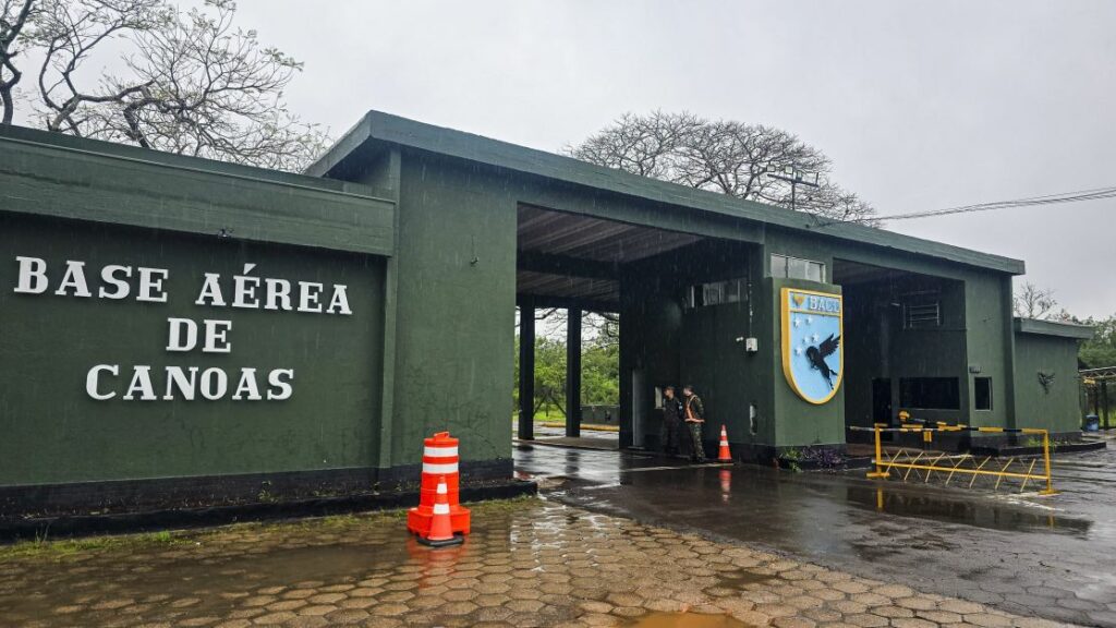 Base Aérea de Canoas, substituta do aeroporto de Porto Alegre,