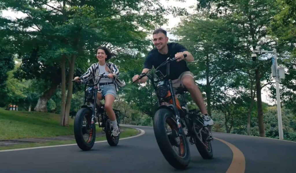 Bicicleta elétrica com motor duplo é quase uma 4×4