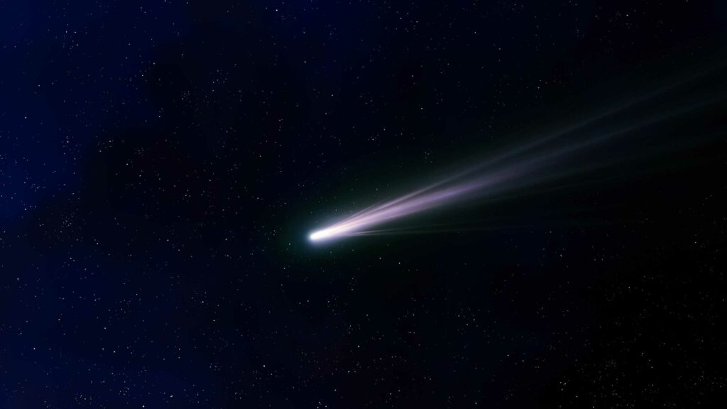 Cometa raro será visível durante o fim de semana pela