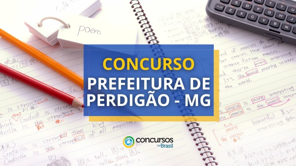 Concurso Perdigão - MG tem novas informações divulgadas