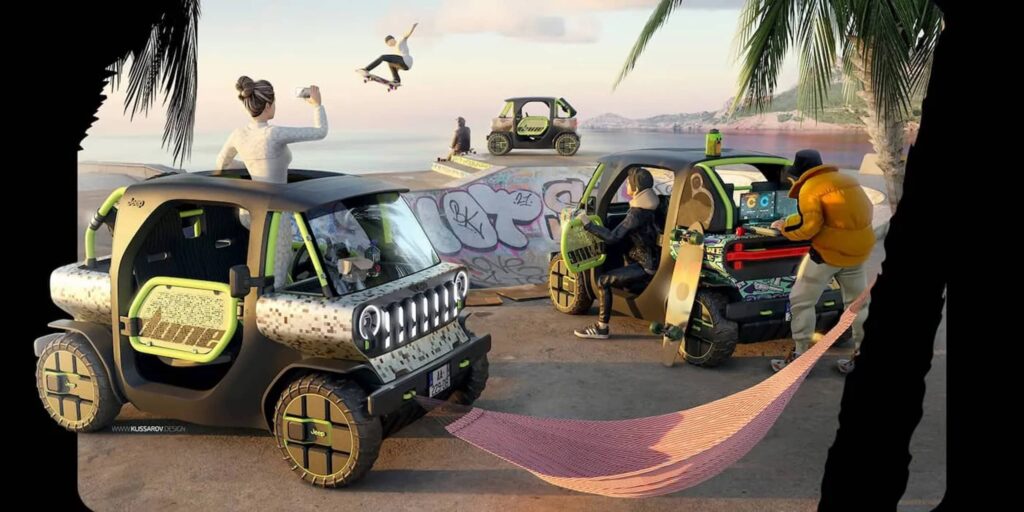 Conheça o EV da Jeep futurístico que mescla off-road com