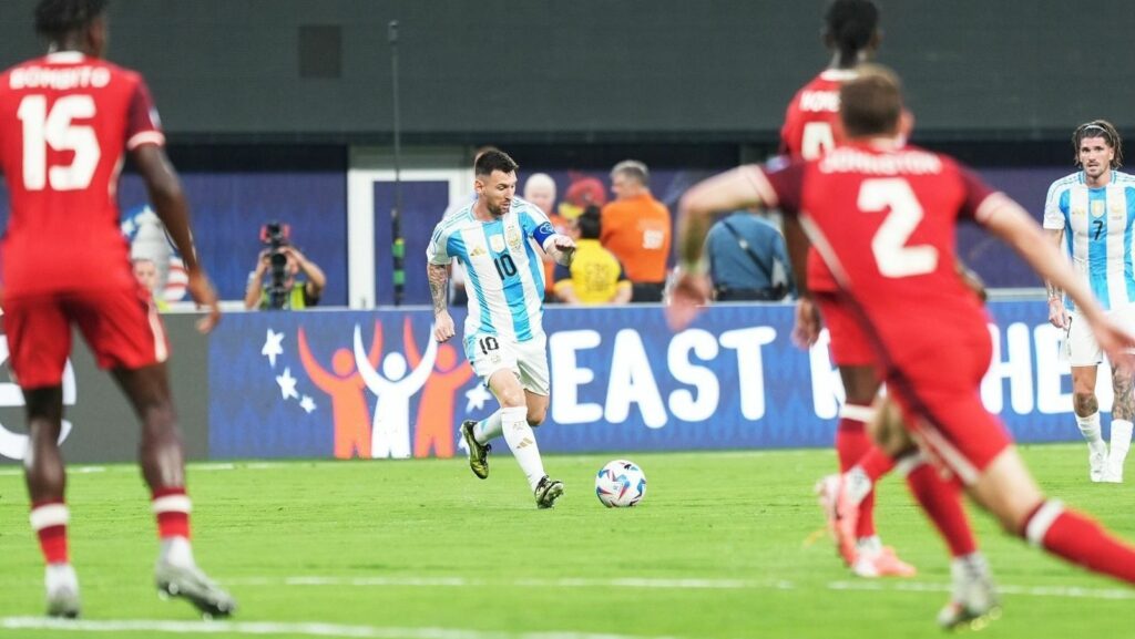 Copa América: Argentina vence o Canadá e é a primeira