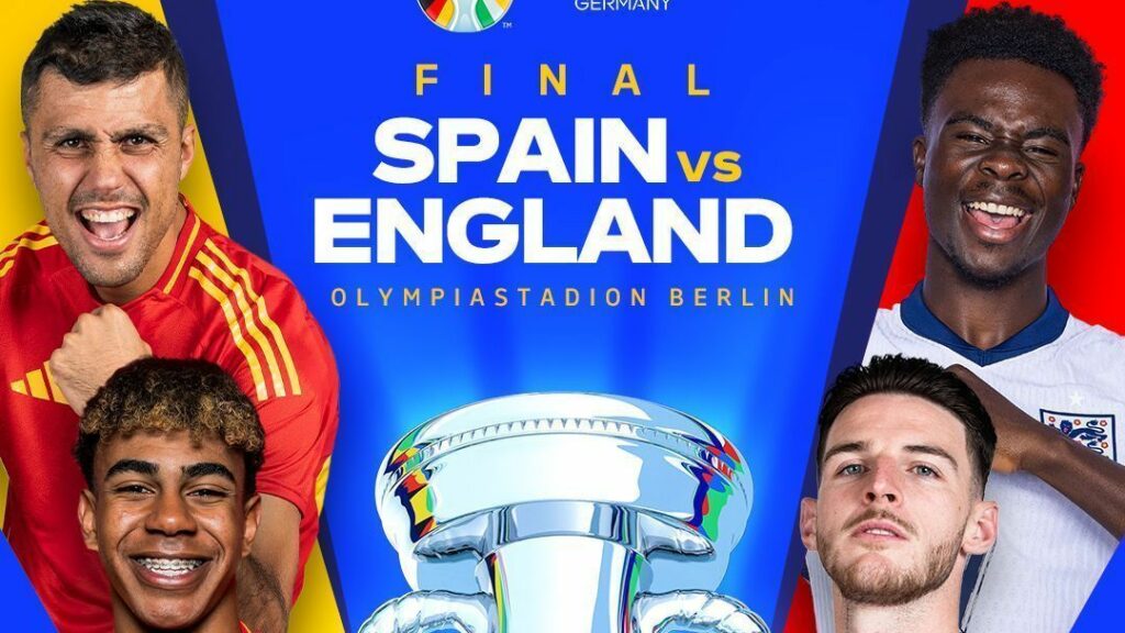 Espanha x Inglaterra: horário e onde assistir à final da